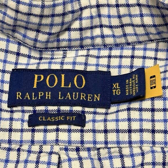 Polo Ralph Lauren Men’s XL Classic Fit Button Up Long Sleeve Gingham Check Pony - Picture 3 of 10